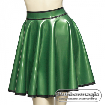 Latex Dreden, latex skirt, latex plate skirt, latex clothes, latex clothing